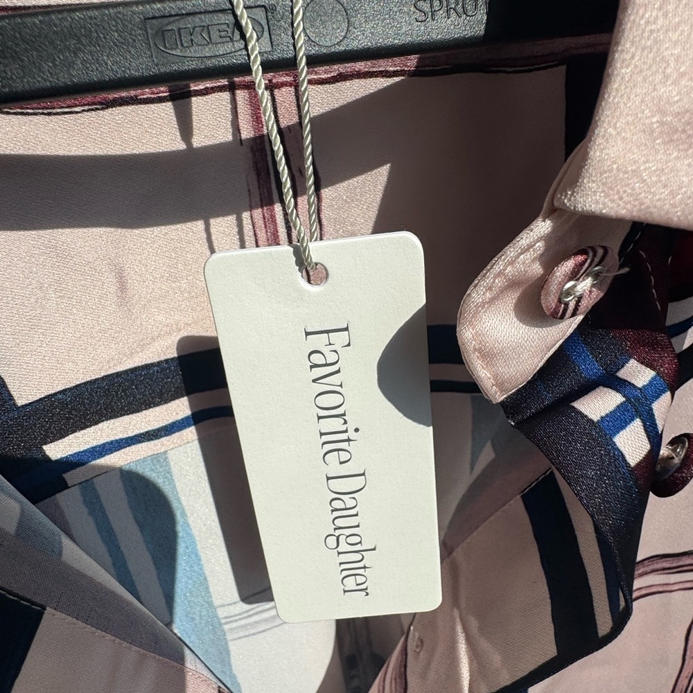 Favorite Daughter - The Smooth Ex-Boyfriend Shirt | Sangria Blush Plaid - Picture 6 of 11